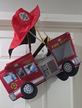 Spirit Red Fire Department Rescue Light - Up Truck Play W/Hat - One Size